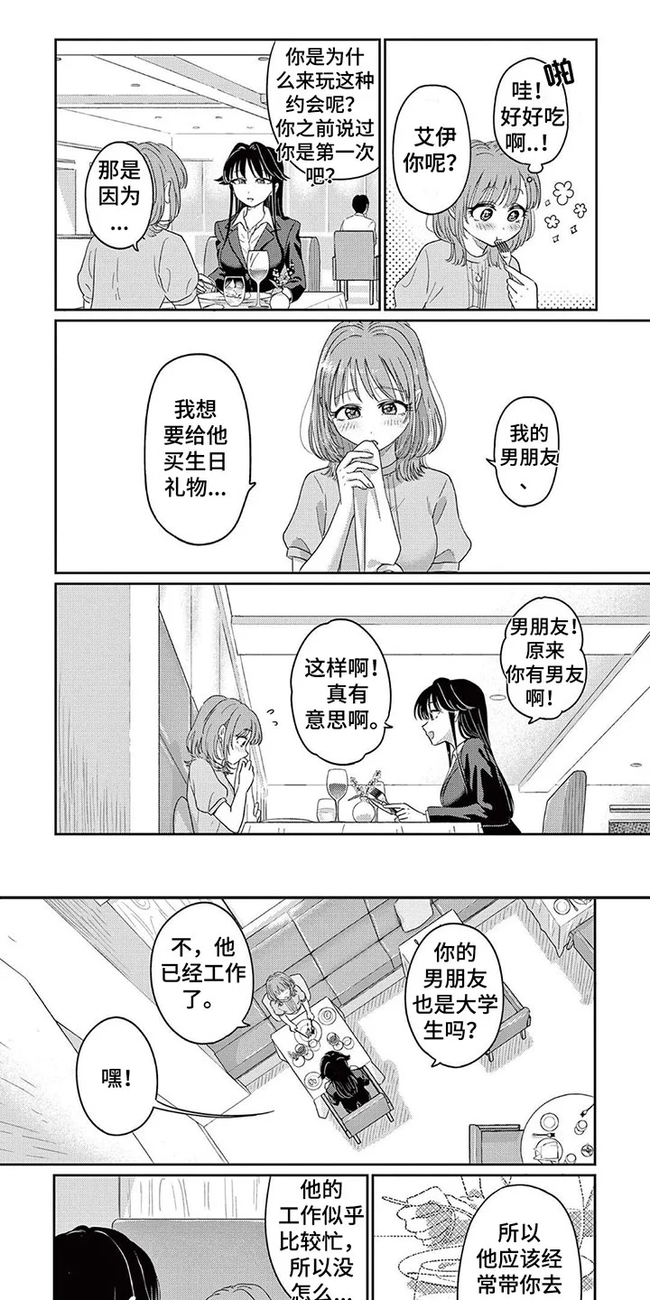 乱来的吻 第3章：谢谢你 第1页