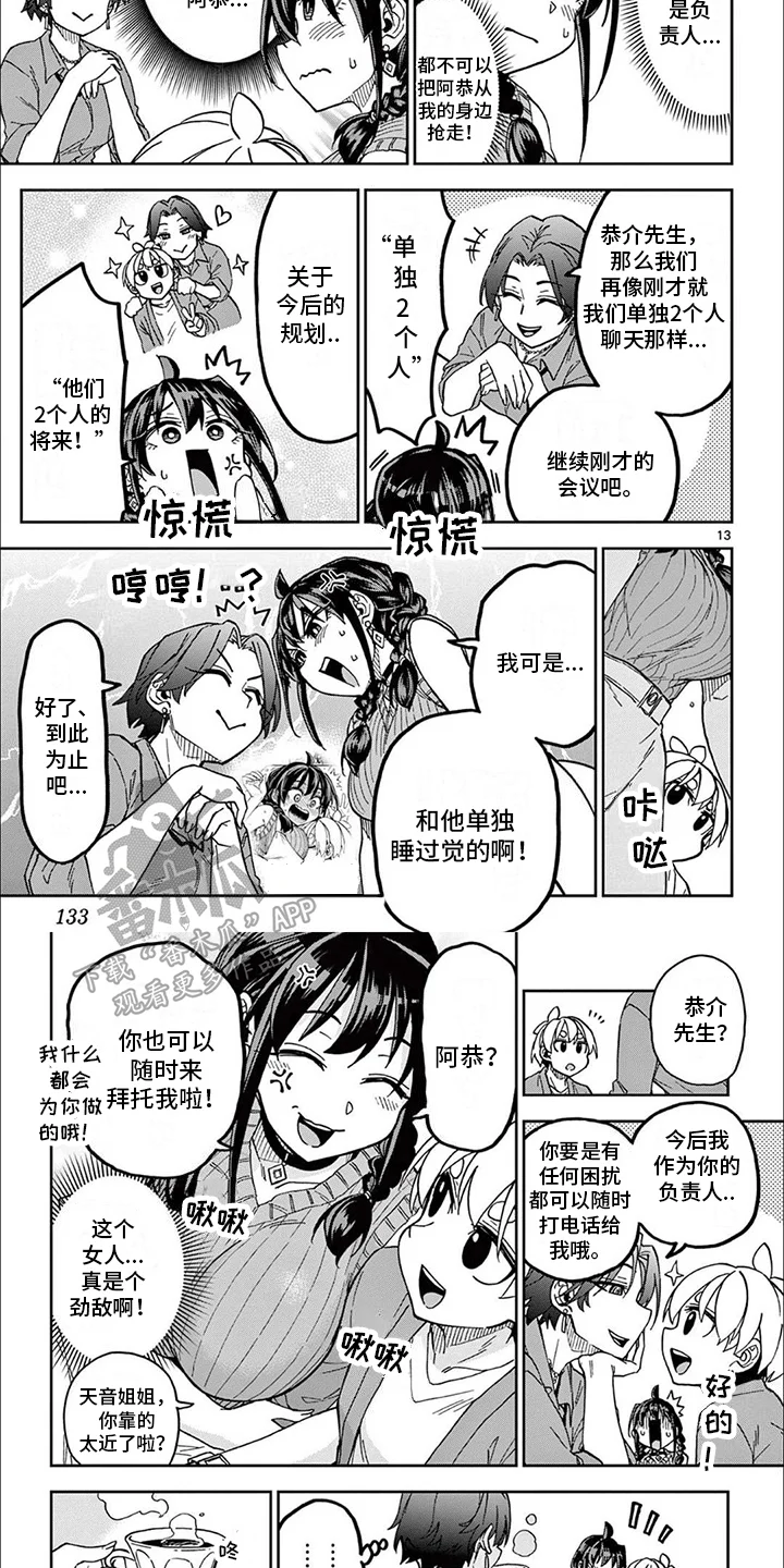 害羞的漫画家 第14章：合作愉快 第2页