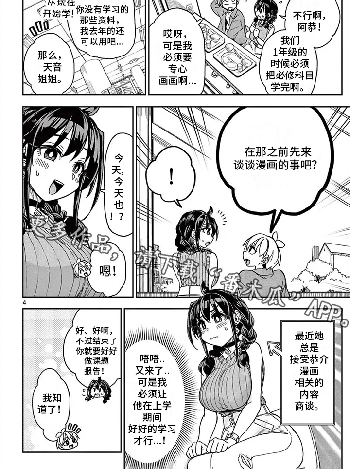 害羞的漫画家 第5章：奇怪的服装 第6页
